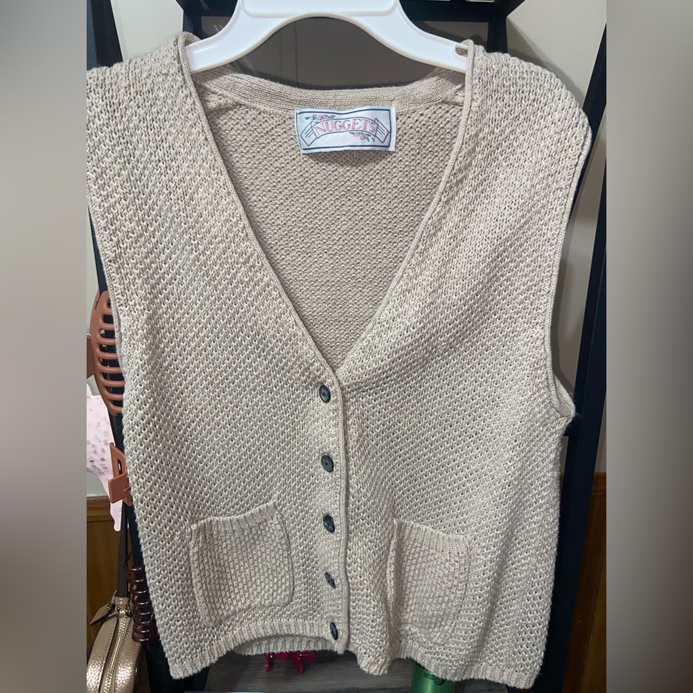 Vintage Nuggets knitted vest
